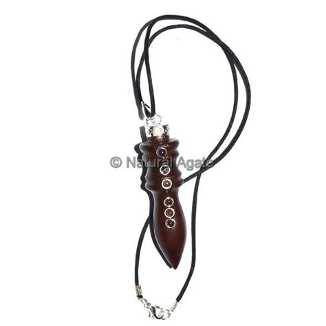 Buy Seven Chakra Rosewood Pendulum Pendantuse A Pendulum To Balance