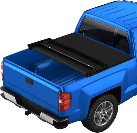 Garvee Soft Tri Fold Truck Bed Covers Tri Fold Truck Bed Tonneau Cover Compatible