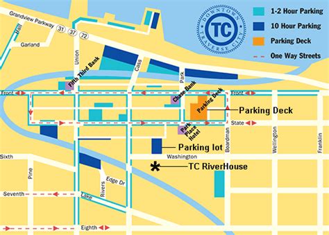 Map Of Downtown Traverse City - Shari Demetria