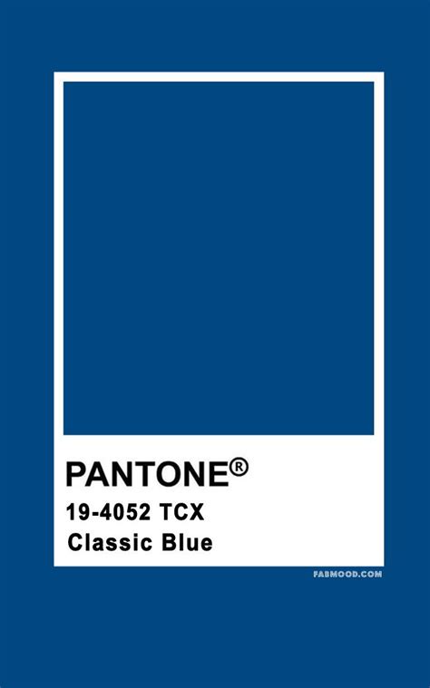 The Pantone Color Of The Year Pantone Classic Blue