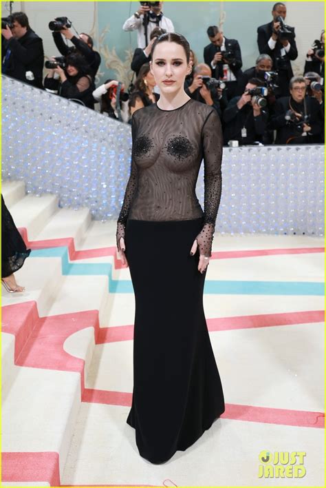 Rachel Brosnahan Goes Sexy In Sheer Dress For Met Gala Photo