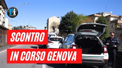 Invade La Corsia Di Marcia Opposta Scontro Tra Due Auto In Corso