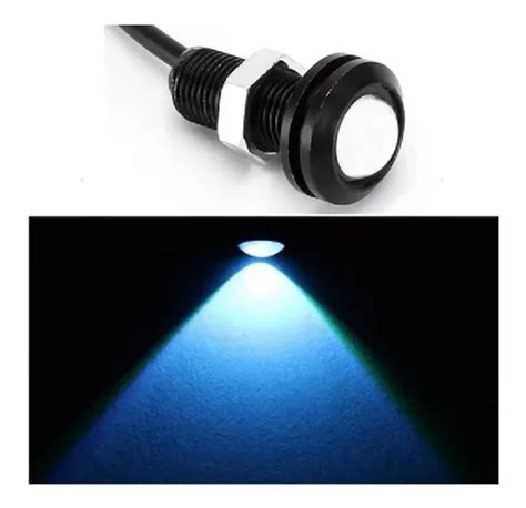 Ojo De Aguila Luz Led Cob W Con Lupa Azul