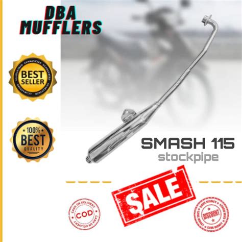 Smash 115 STOCKPIPE Plug And Play Stainless Suzuki Muffler