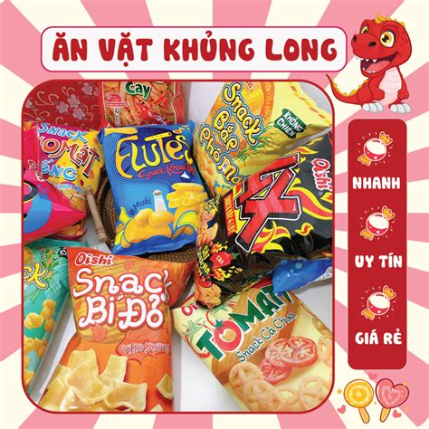 GÓI KHỔNG LỒ 68G Bim bim Oishi đủ vị lựa chọn hàng chính hãng Snack