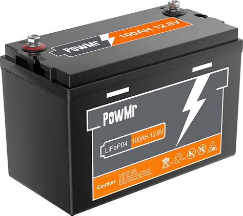 Powmr 12v 100ah Lifepo4 Lithium Battery1280wh Grade A