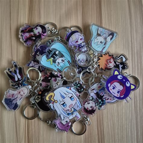 Jual Custom Gantungan Kunci Akrilik Custom Keychain Acrylic Uv Print