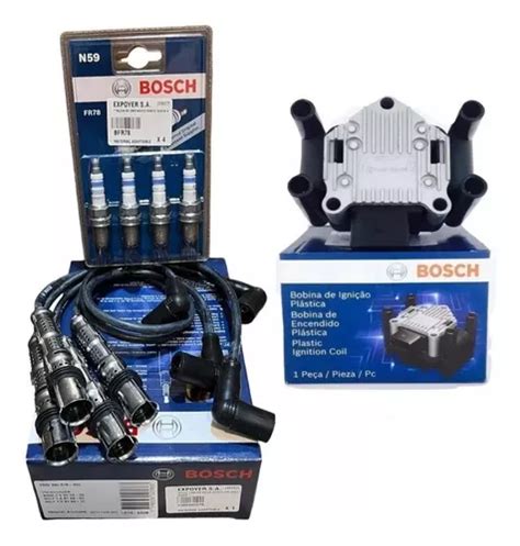 Kit Bobina Cables Bujias Electrodos Bosch Vento V