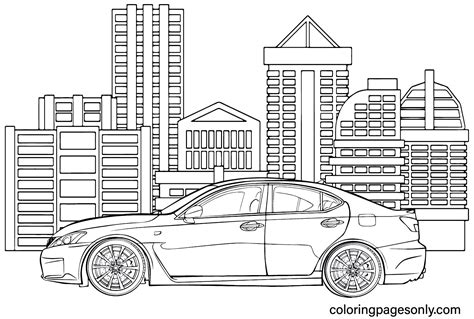 Lexus Coloring Pages To Printable Free Printable Coloring Pages