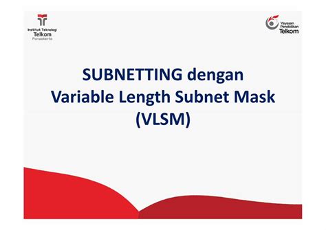 Pdf Subnetting Dengan Variable Length Subnet Mask Vlsm Pdfslide Net