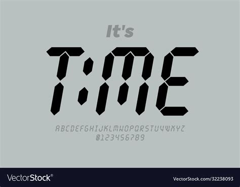 Digital Clock Font Free Download Posadelta