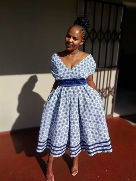 Lesotho Seshoeshoe Dresses Shweshwe Dresses Shweshwe Dresses Lesotho Sotho Traditional Dresses