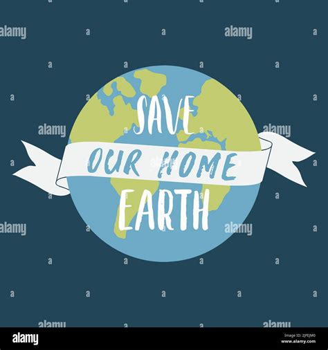 Save The Planet Card Design Environment Protection Awareness Poster