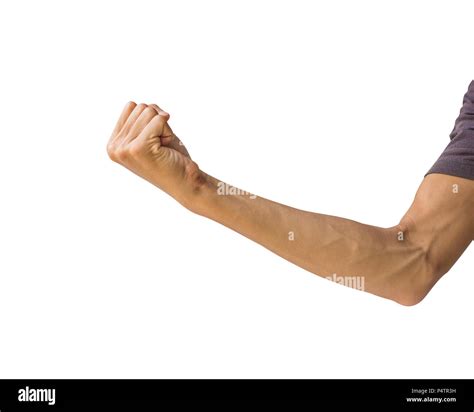 Clipping Path Hand Gestures Isolated On White Background Hand Making