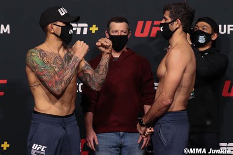 Diego Ferreira Beneil Dariush Ufc Fight Night 184 Official Weigh Ins