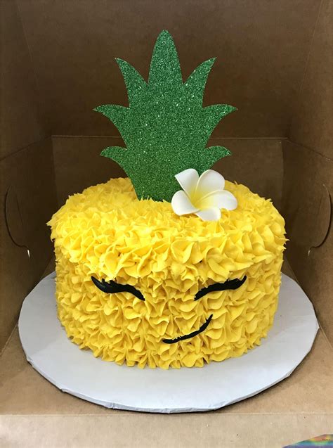 Apr 30 2020 Pineapple Luau Cake Tropicalbirthdayparty Homedesign