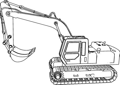 Excavator Drawing At Explore Collection Of