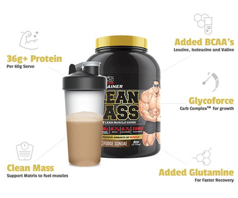 Clean Mass By Maxs Lean Gainer 27kg And 45kg Mr Supplement