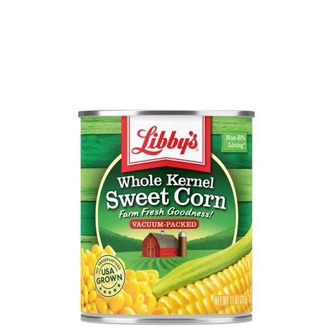 Libbys Whole Kernel Sweet Corn Vacuum Packed Deliciously Sweet