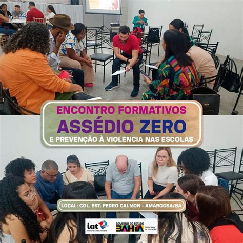 Formação Em Prevenção Ao Assédio E Violências Nas Escolas Teve Início Em Amargosa Recôncavo No Ar