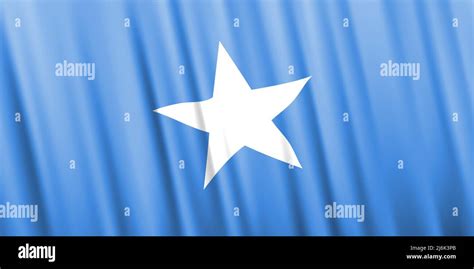Wavy Vector Flag Of Somalia Stock Vector Image And Art Alamy