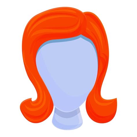 Premium Vector Fashion Wig Icon Cartoon Of Fashion Wig Vector Icon