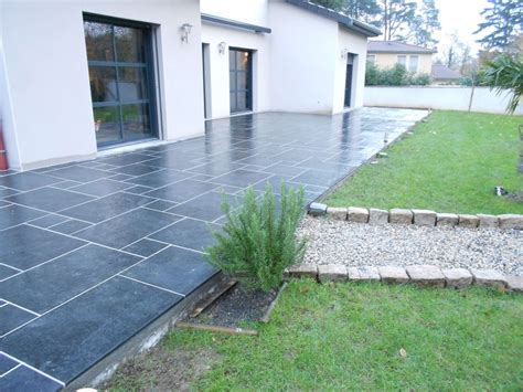 Carrelage Exterieur Terrasse Gris Anthracite Veranda Styledevie Fr