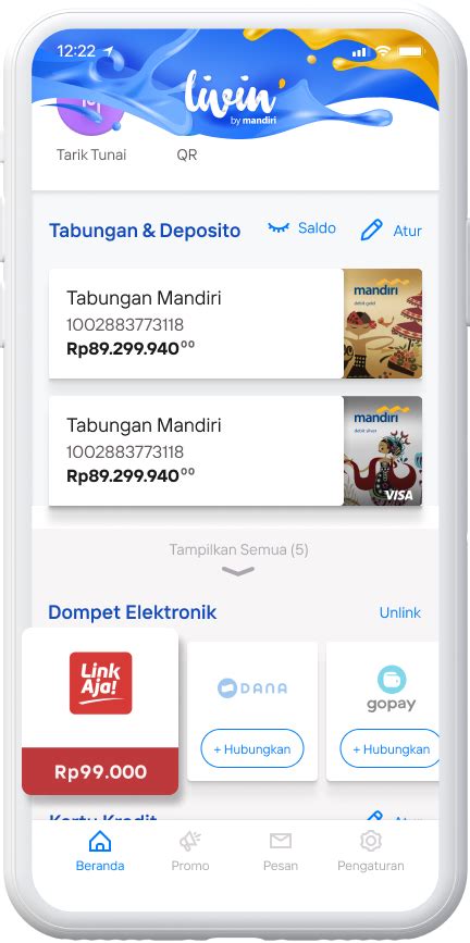 Cara Top Up Linkaja Di Livin By Mandiri