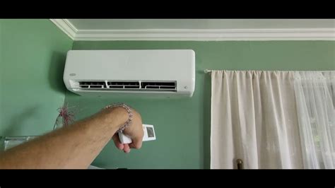 Carrier Performance Ductless Mini Split Remote Instructions Ductless Minisplit Carrier Youtube