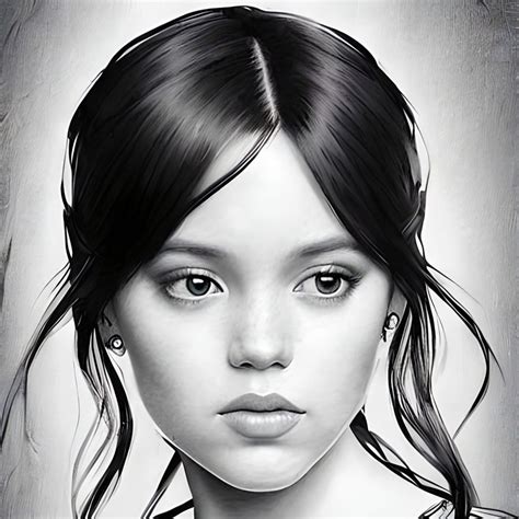 Jenna Ortega Drawings