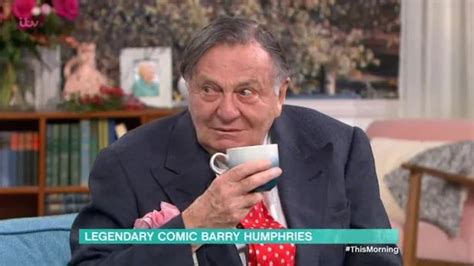 Barry Humphries This Morning Skit And King Charles Prank Remembered In