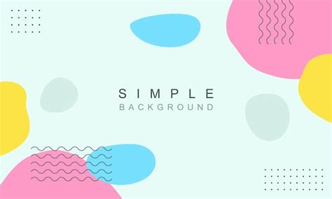 Premium Vector | Colorful minimal background