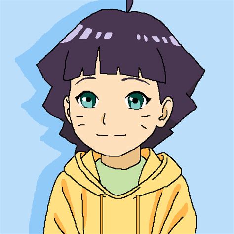 Pixilart - Himawari Uzumaki by DinomiteNo1