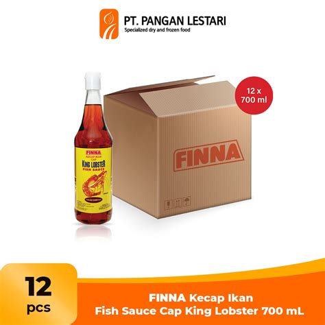 Jual FINNA Kecap Ikan Fish Sauce Cap King Lobster 12 X 700 Ml Karton