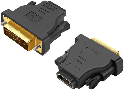 Lbsc 2 Pack Dvi To Hdmi Adapter Bidirectional Hdmi To Dvi