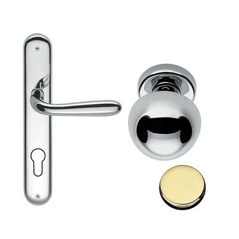 HOTEL SET Door Knob Half Handle On Plate Colombo Design