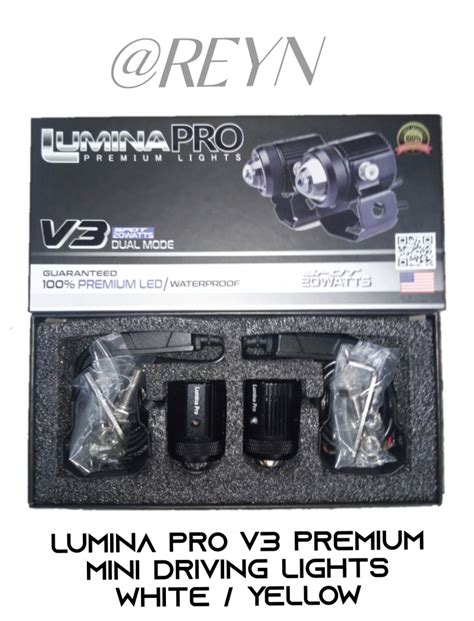 Lumina Pro V Mini Driving Light Premium Lazada Ph