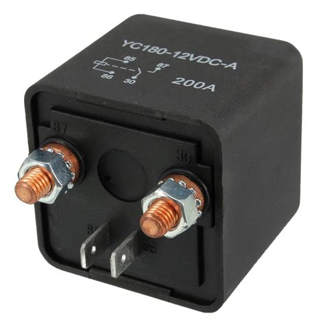 12V 200A Heavy Duty Split Charge ON OFF Switch Relays Car Auto Boat