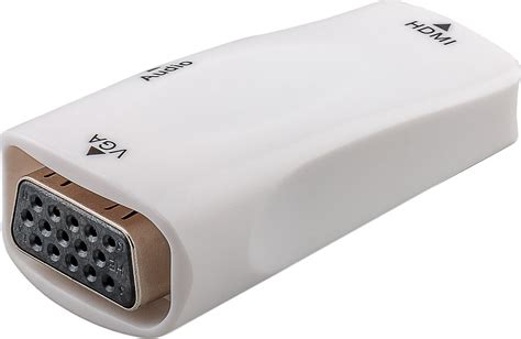 Goobay Kompakter HDMI VGA Adapter Inkl Audio Vergoldet HDMI