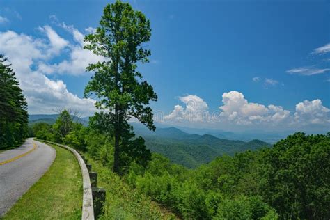 Summer View of the Blue Ridge Mountains Stock Photo - Image of bedford ...