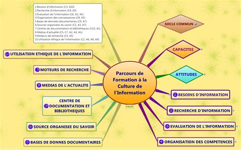 Parcours De Formation La Culture De L Information Xmind Mind