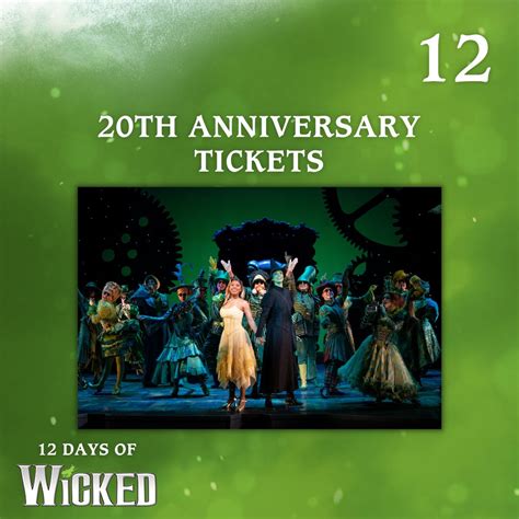 Wicked The Musical On Twitter Do You Want To Celebrate Wickeds 20th
