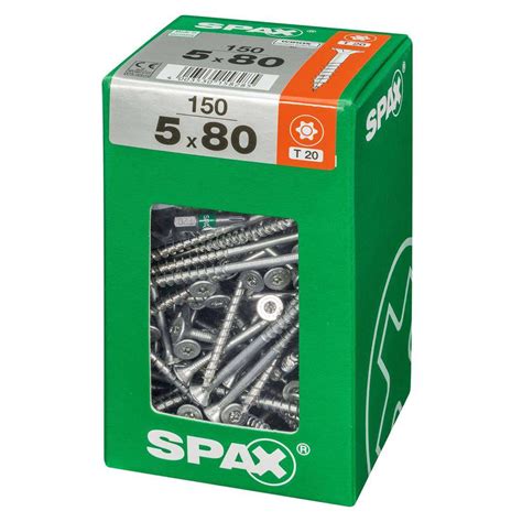 Abc Spax Wirox 5x80 150st Abc Spax Kleineisen Online Shop Bgu