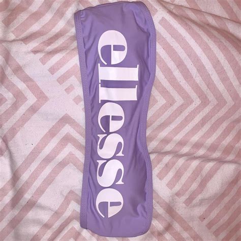 Ellesse PURPLE Bandeau Bikini Top Padded Never Depop
