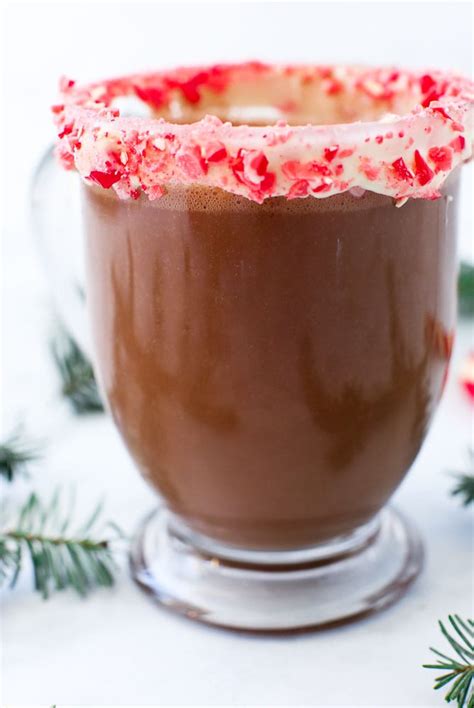 Homemade Peppermint Hot Cocoa Recipe Happy Healthy Mama