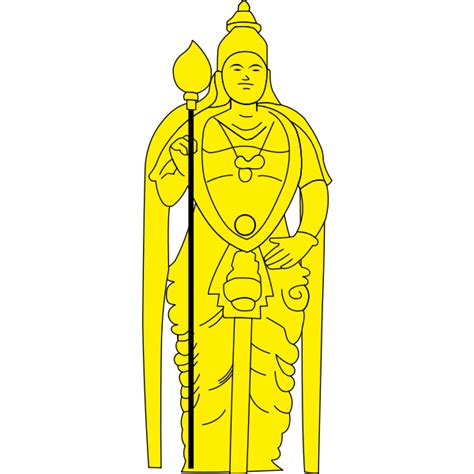 Batu Caves Lord Murugan Statue Free Svg