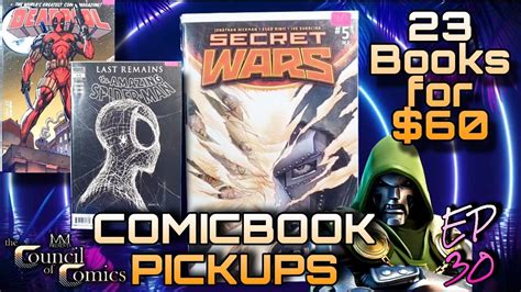 BIG COMIC BOOK HAUL COMICBOOK PICKUPS EPISODE 30 23 BOOKS FOR 60