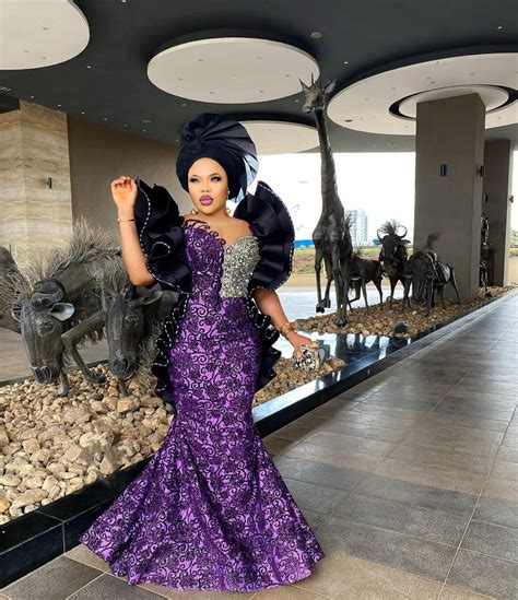 66 Latest Lace Aso Ebi Styles For Wedding Thrivenaija