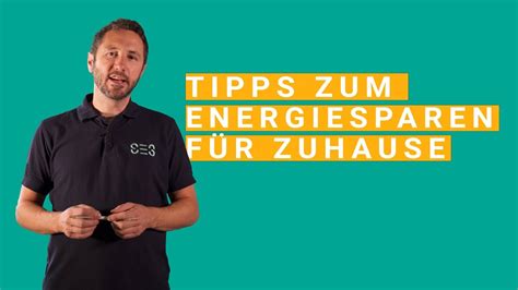 Tipps F Rs Energiesparen Zuhause Ses September Youtube