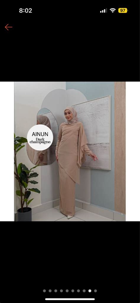 Baju Raya Convo Kurung Nude Women S Fashion Muslimah Fashion Baju Kurung Sets On Carousell